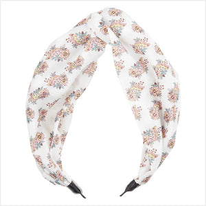Floral extra wide alice band