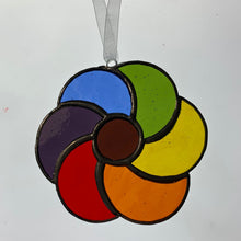 Load image into Gallery viewer, Handmade glass flower with hanger
