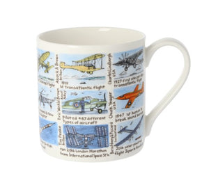 History of flight mug