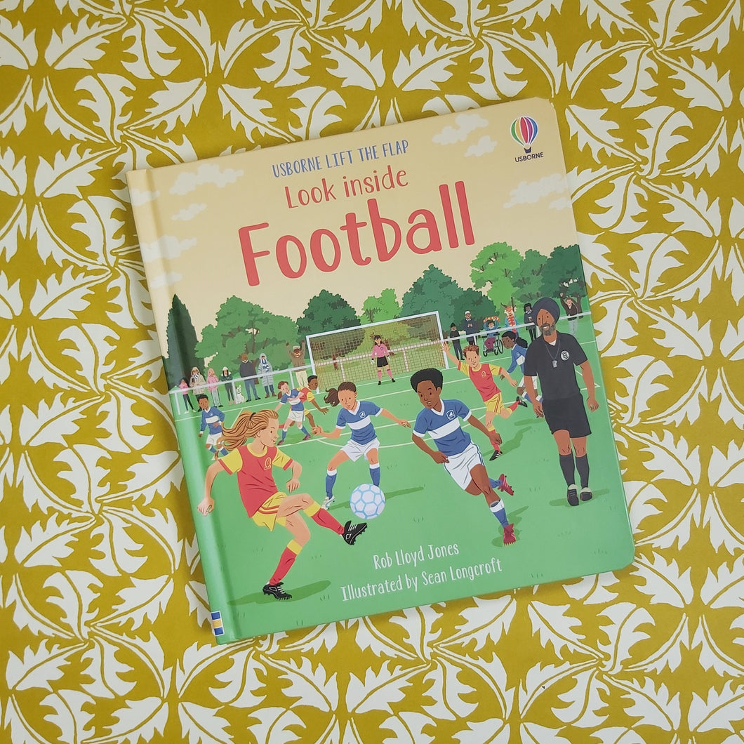 Look inside football book