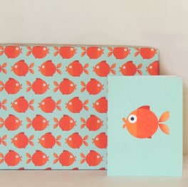Goldfish wrapping paper
