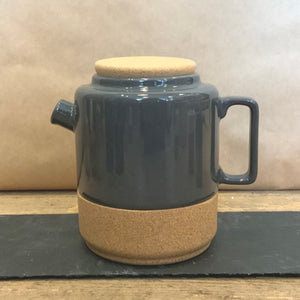 A stylish dark grey teapot made from pottery and cork would make a stylish gift for any tea lover!