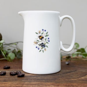 Wildflower meadows bee - half pint jug (inc. gift box)