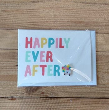 Happily every after card & pin