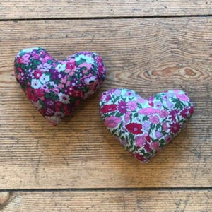 Box of 2 lavender hearts - heart & soul