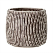 Load image into Gallery viewer, Hena stoneware flowerpot - grey
