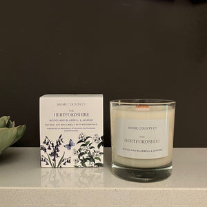Herts candle - woodland bluebell & jasmine