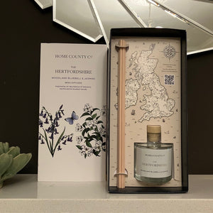 Herts candle - woodland bluebell & jasmine - 3 wick