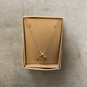 Abstract pendant necklace