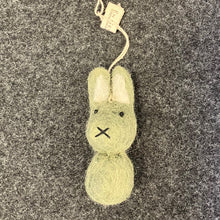 Load image into Gallery viewer, Bunny with green hanger - small
