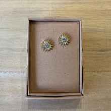 Load image into Gallery viewer, Celestial sun earrings
