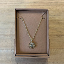Load image into Gallery viewer, Celestial sun necklace
