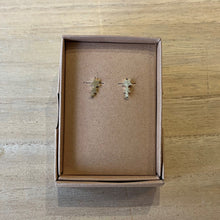 Load image into Gallery viewer, Celestial triple star earrings
