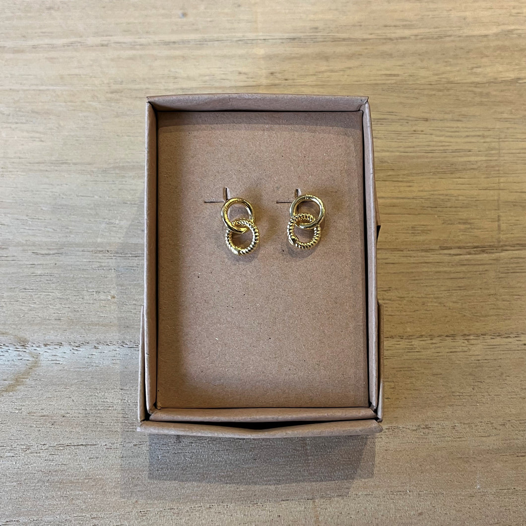 Nouveau link earrings