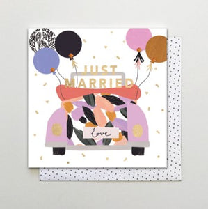 Just married card