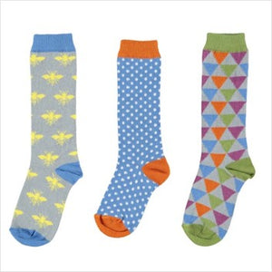 Kids knee socks - blue