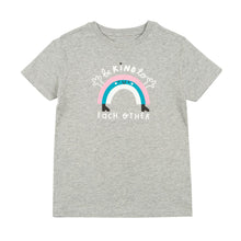 Load image into Gallery viewer, Kids rainbow t-shirt - grey
