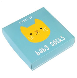 Kitten design baby sock (4 pairs)