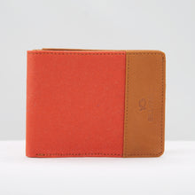 Load image into Gallery viewer, Leather wallet - orange brick
