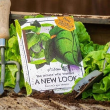 Load image into Gallery viewer, Plantable book - the lettuce who wanted a new look
