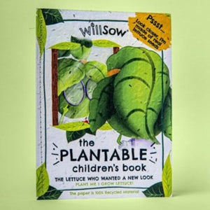 Plantable book - the lettuce who wanted a new look