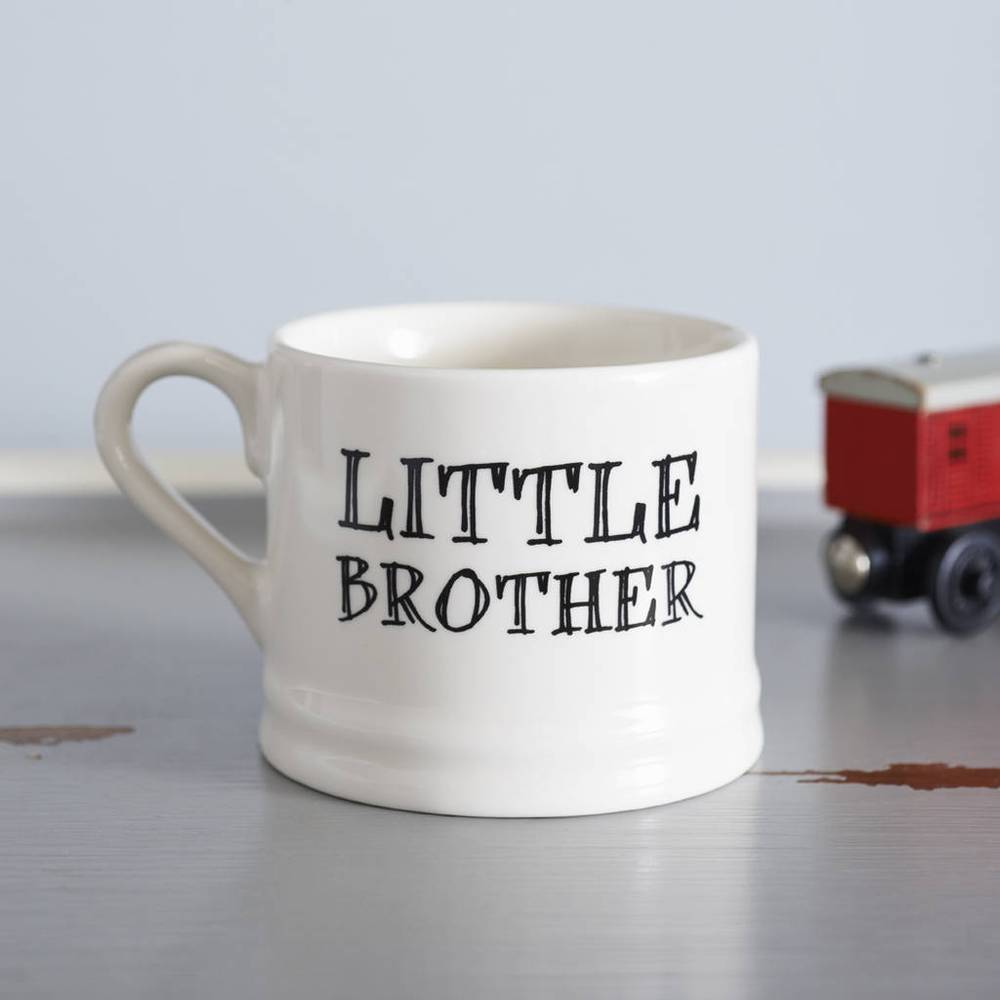 Family baby mug - little brother