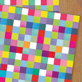 Little squares wrapping paper