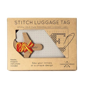 Stitch luggage tag