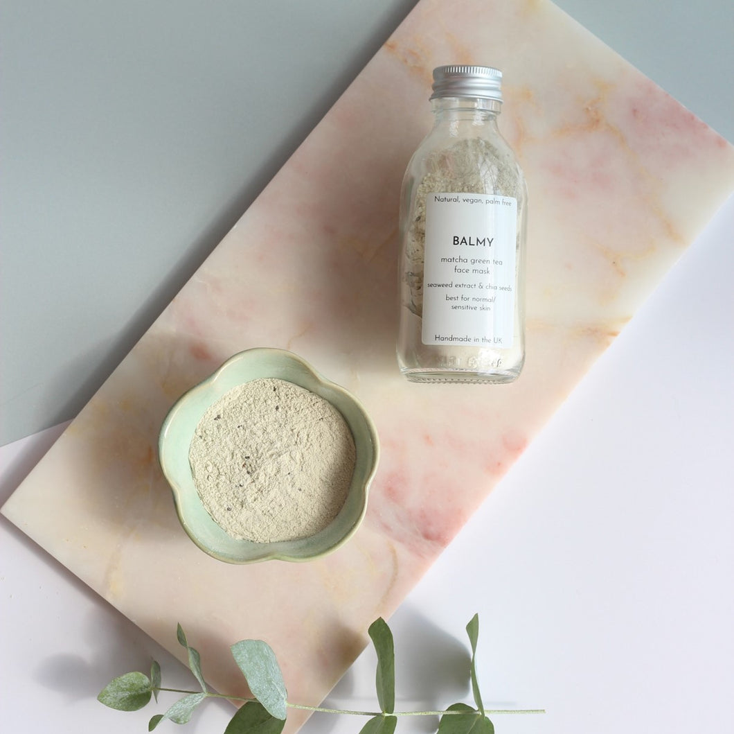 Face mask - matcha green tea