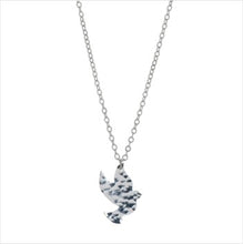 Load image into Gallery viewer, Meadow dove pendant - silver plated

