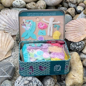 Make your own mermaid in a tin