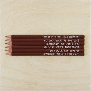 Pencil set - only music can save us