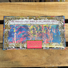 Load image into Gallery viewer, Underwater - dark choc with malt crunch, sea salt, cinnamon &amp; vanilla
