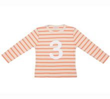 Load image into Gallery viewer, No 3 T-shirt - peaches &amp; cream breton
