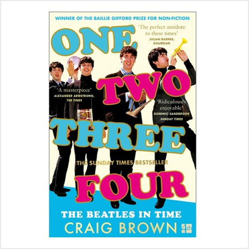 The story of the Fab Four and the disparate and colourful people within their orbit, among them Yoko Ono, the Maharishi, Aunt Mimi, Helen Shapiro etc.  A kaleidoscopic mixture of history, etymology, diaries, autobiography, fan letters, essays, parallel lives, party lists, charts, interviews, announcements and stories, which joyfully echoes the frenetic energy of an era.  