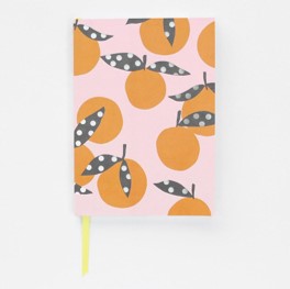 Cut out oranges softback notebook