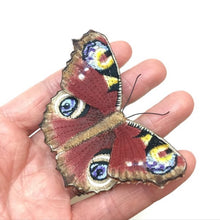 Load image into Gallery viewer, Handmade peacock butterfly brooch
