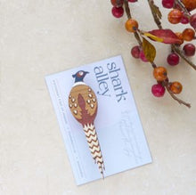 Load image into Gallery viewer, Painted pheasant brooch
