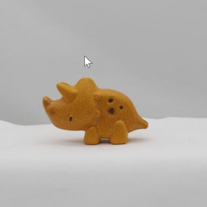 Wooden triceratops