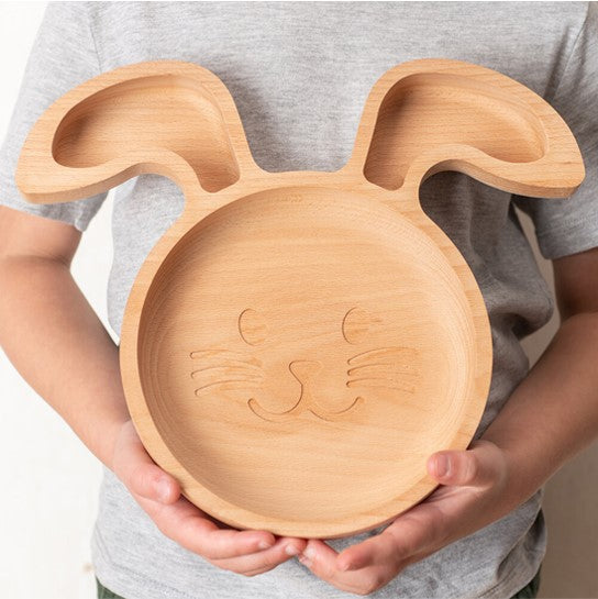 The rabbit plate - wood