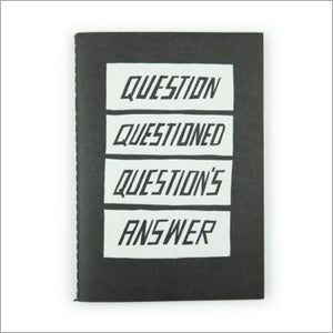 Notebook (A5) - questions answered