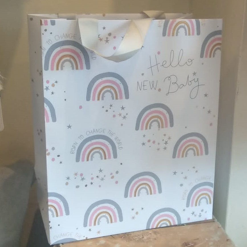 New baby rainbow medium bag