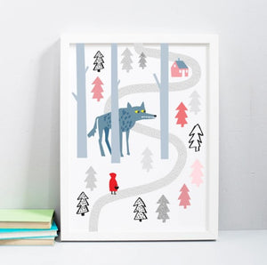 Red riding hood print only