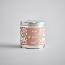 Load image into Gallery viewer, Rhubarb scented tin candle
