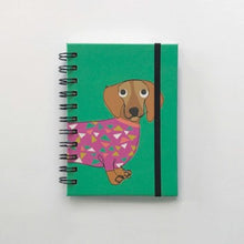 Load image into Gallery viewer, Daschund notebook
