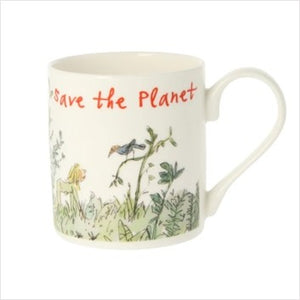 Quentin Blake 'save the planet' mug