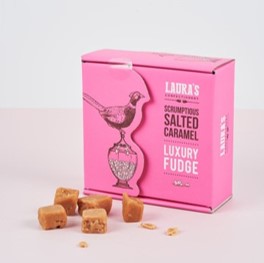 Salted caramel luxury fudge box