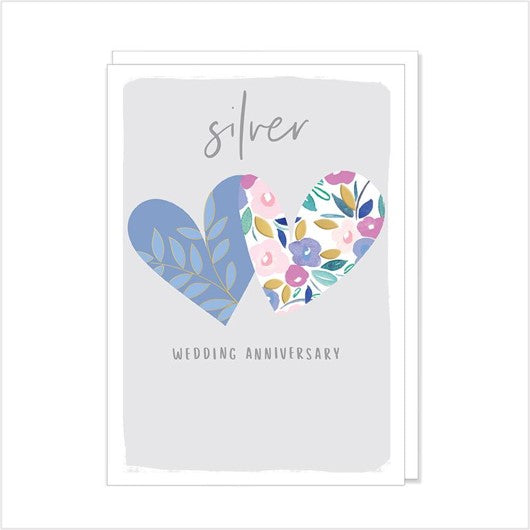 Silver anniversary card