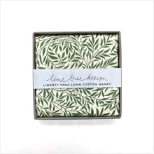 Load image into Gallery viewer, Single boxed hanky - thorpe green/red
