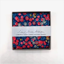 Load image into Gallery viewer, Single boxed hanky - blue/red Wiltshire
